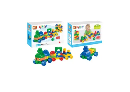 Train Blocks Set for Kids – 82 Pcs Creative Building Toy