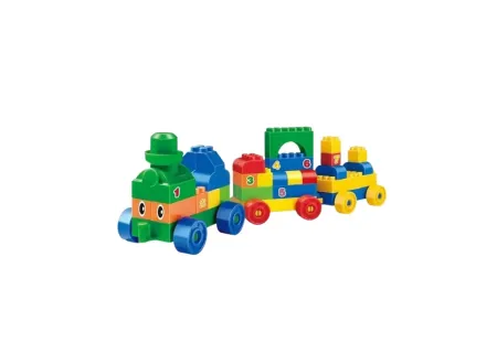 Train Blocks Set for Kids – 82 Pcs Creative Building Toy