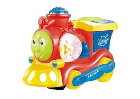 Electric Toy Train with 3D Flashing Lights & Sounds | Fun for Kids