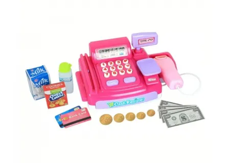 Deluxe Toy Cash Register – Kids Pretend Play Checkout & Scanner Set