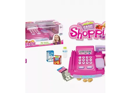 Deluxe Toy Cash Register – Kids Pretend Play Checkout & Scanner Set