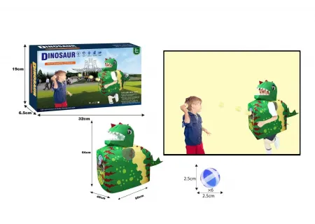 Dinosaur Role Play Costume with Throwing Target - Interactive Kids Fun