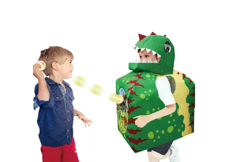 Dinosaur Role Play Costume with Throwing Target - Interactive Kids Fun