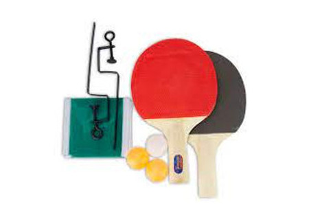 Table Tennis Bats with Net and Ball - PVC Set