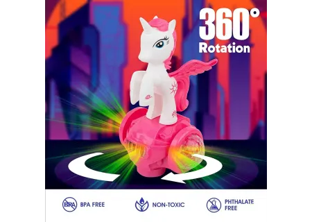 Rotating Flying Horse with Music/Light