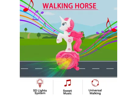 Rotating Flying Horse with Music/Light