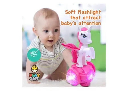 Rotating Flying Horse with Music/Light