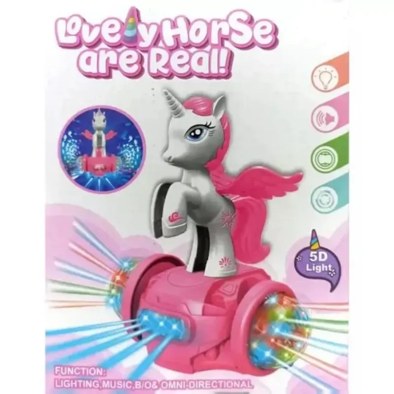 Rotating Flying Horse with Music/Light