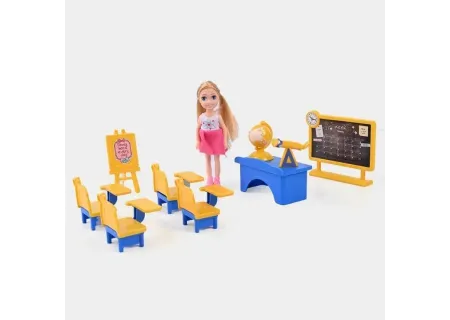School & Hospital Playset with Doll – Educational & Imaginative Toy