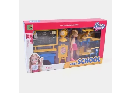 School & Hospital Playset with Doll – Educational & Imaginative Toy