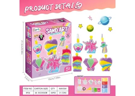 Kids DIY Sand Art Kit – Creative Craft Activity for Children