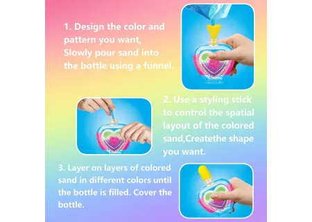 Kids DIY Sand Art Kit – Creative Craft Activity for Children