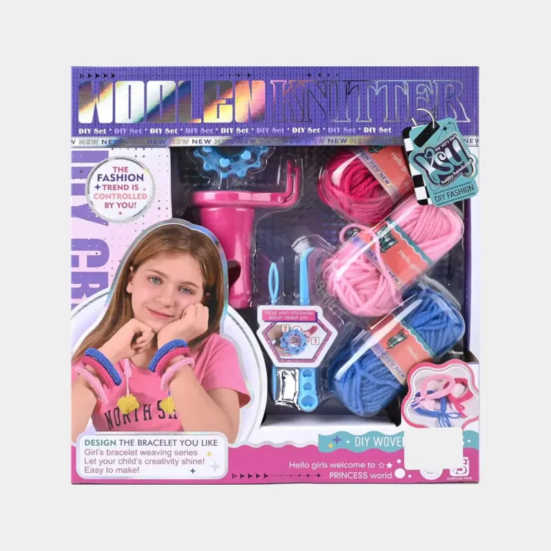 Kids Knitting Set – DIY Craft Kit for Beginners Kids Knitting Set – DIY Craft Kit for Beginners