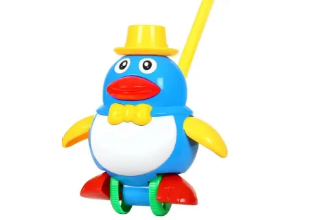 Meshbag Penguin Push Toy