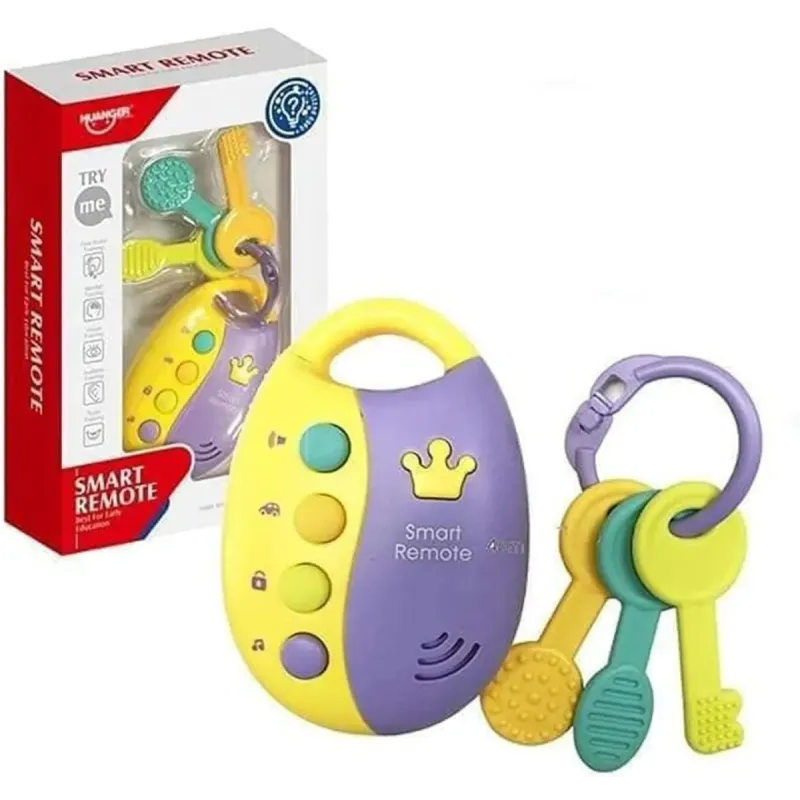 Baby SMART REMOTE | Safe Battery-Operated Learning Toy for Infants