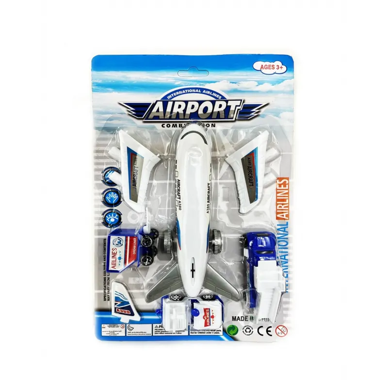 Toy Airport Combination Playset | Airplanes & Control Tower Fun Toy Airport Combination Playset | Airplanes & Control Tower Fun