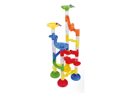 50-Piece Marble Track Set for Building Fun