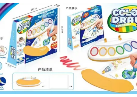 Colour Draw Magic Paint Set | Mess-Free Water-Activated Art | No Paint