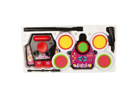 Kids Electronic Jr Drum Beat Set | Microphone & Lights | Age 5+ Musica