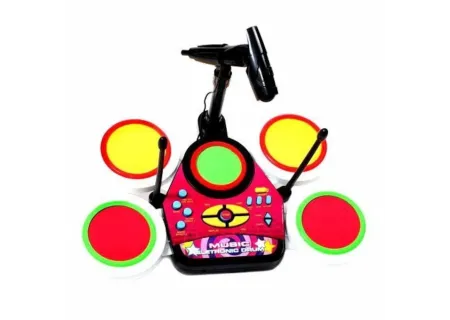 Kids Electronic Jr Drum Beat Set | Microphone & Lights | Age 5+ Musica