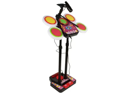 Kids Electronic Jr Drum Beat Set | Microphone & Lights | Age 5+ Musica