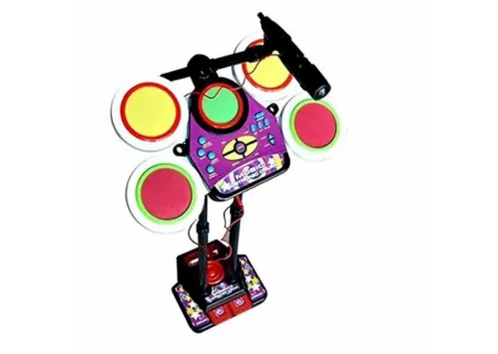 Kids Electronic Jr Drum Beat Set | Microphone & Lights | Age 5+ Musica