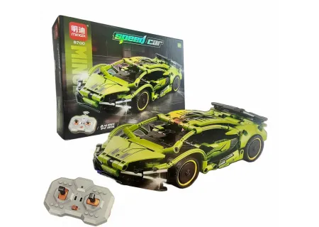 Build & Race: Remote Control Block Speed Car | Customizable RC Toy