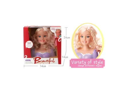 Beauty Doll Head & Hair Accessories Kit - Style & Learn!