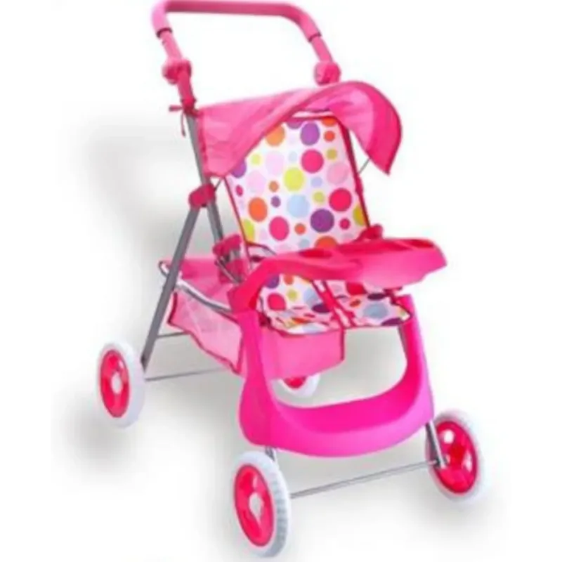 Toy Doll Stroller with Footrest | Realistic & Foldable Play Toy Doll Stroller with Footrest | Realistic & Foldable Play