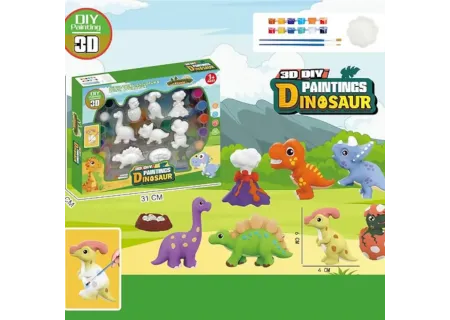 DIY Painting Dinosaurs Art Set | Creative & Educational Kids Craft Kit
