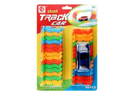 Magic Track & Battery Operated 56pcs - Flexible Toy Car Race Track Set