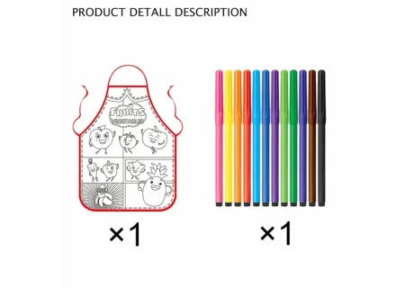 DIY Colouring Apron