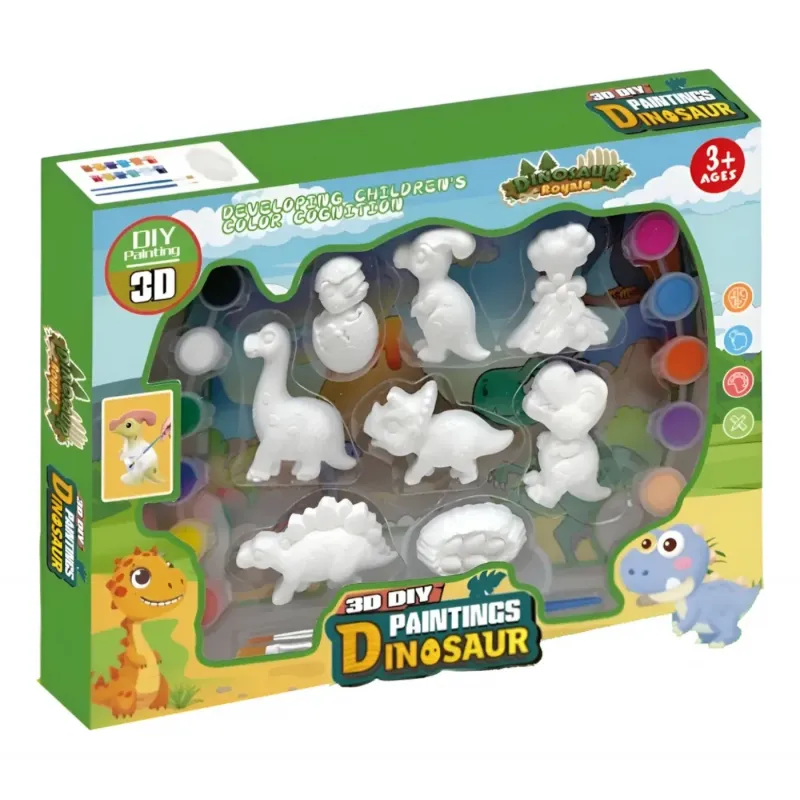 DIY Painting Dinosaurs Art Set | Creative & Educational Kids Craft Kit DIY Painting Dinosaurs Art Set | Creative & Educational Kids Craft Kit