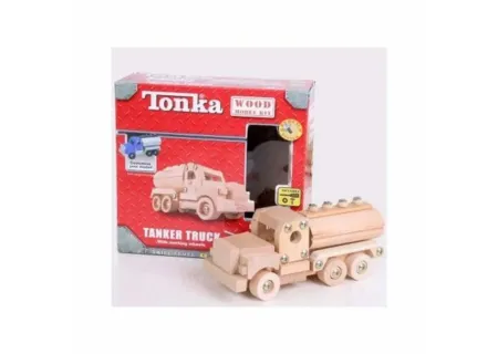 Tonka Wooden DIY Truck - Bxd Construction Playset for Kids