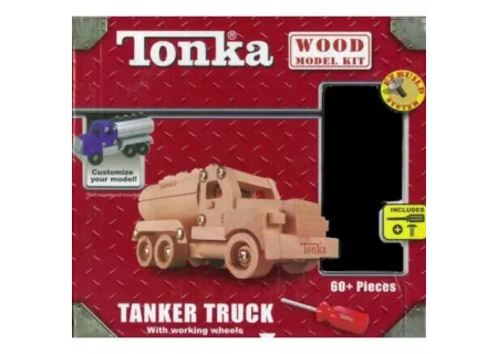 Tonka Wooden DIY Truck - Bxd Construction Playset for Kids