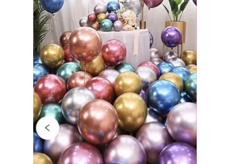 10" Metallic Balloons (50/Bag) - High-Quality Party Decorations