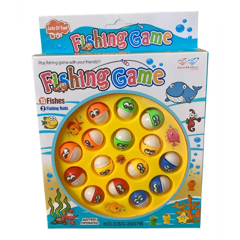 Large Battery-Operated Fishing Game | Fun Interactive Toy for Kids