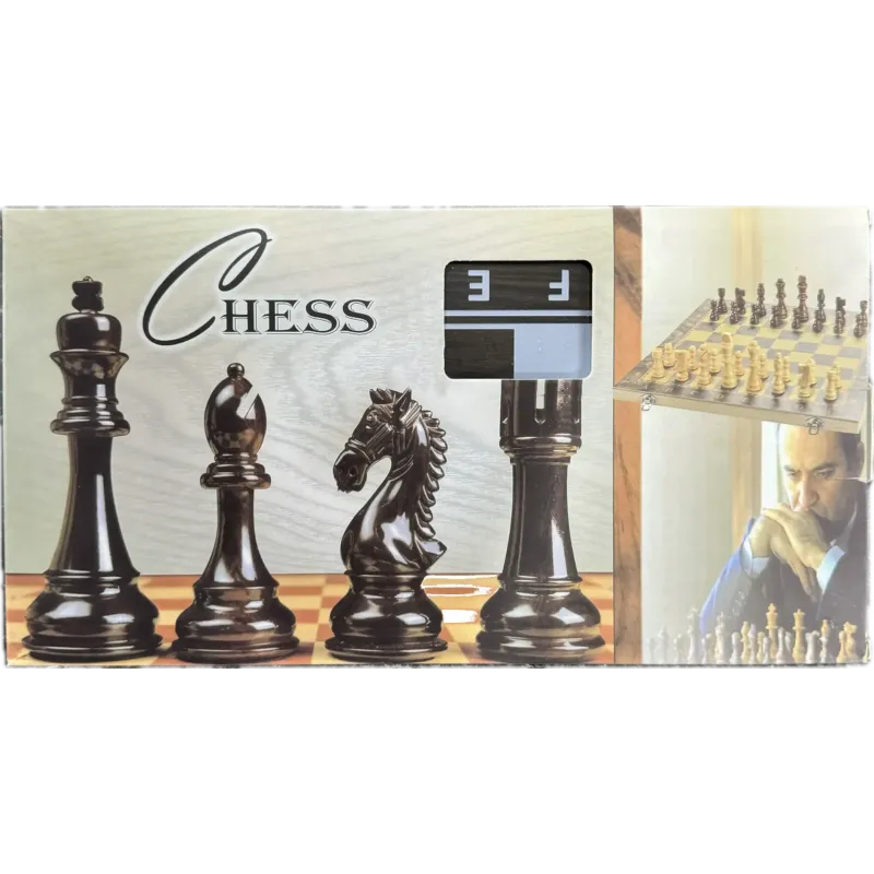 3 in 1 Chess, Checkers, Backgammon Set