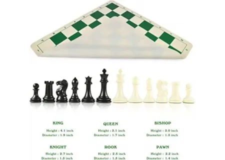 Leather Chess Set for Classic Play