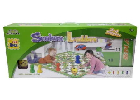 Giant EVA Snakes & Ladders Puzzle for Family Fun