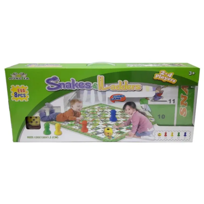 Giant EVA Snakes & Ladders Puzzle for Family Fun