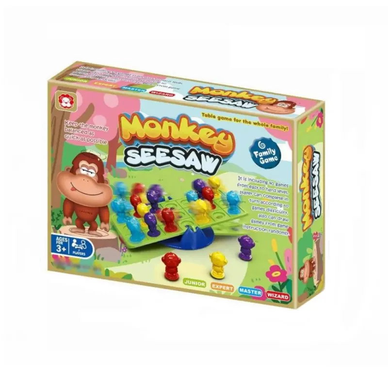 Monkey Seesaw Balance Game for Fun Play