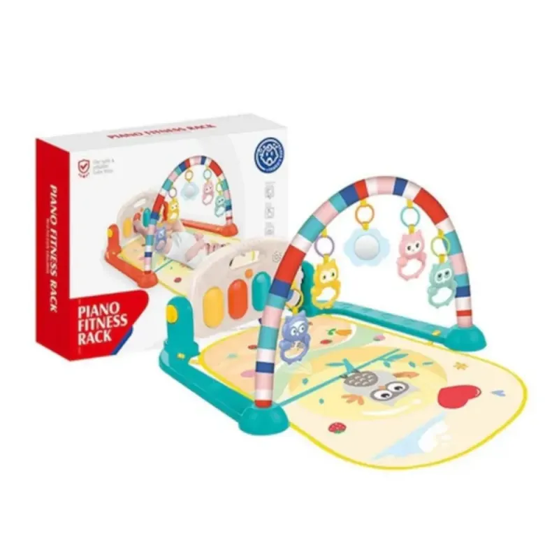 Baby Piano Fitness Rack | Musical Kick & Play Mat for Infants