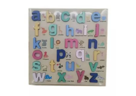 Wooden Number/ABC Puzzle