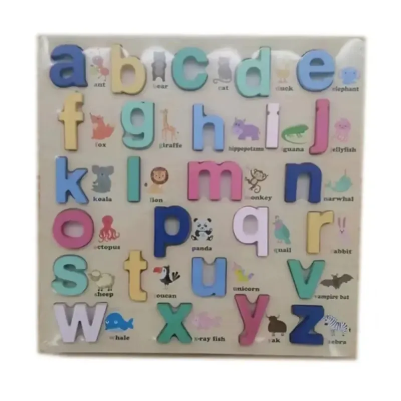 Wooden Number/ABC Puzzle