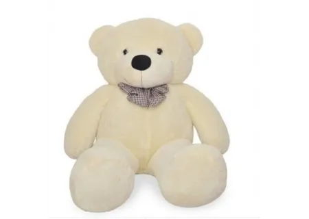 1m Plush Teddy Bear - Soft & Cuddly, Available in Pink & White