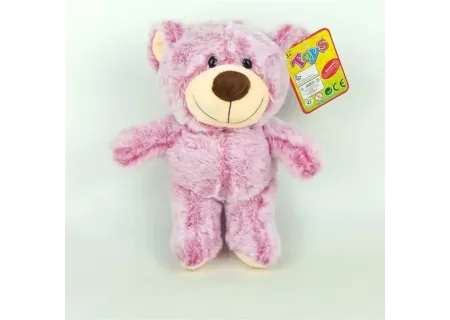 Plush Brown/Blue/Purple/Pink Teddy Bear 35cm