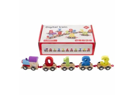 BXD Wooden Digital Train
