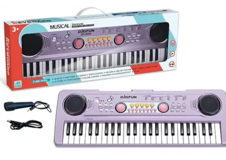 Large Rechargeable Kids Piano Keyboard | Musical Toy Age 3+