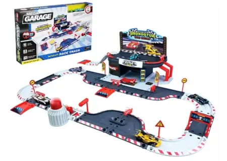 Mega Park F1 Garage Motor City Set | Ultimate Race Car & Pit Stop Toy